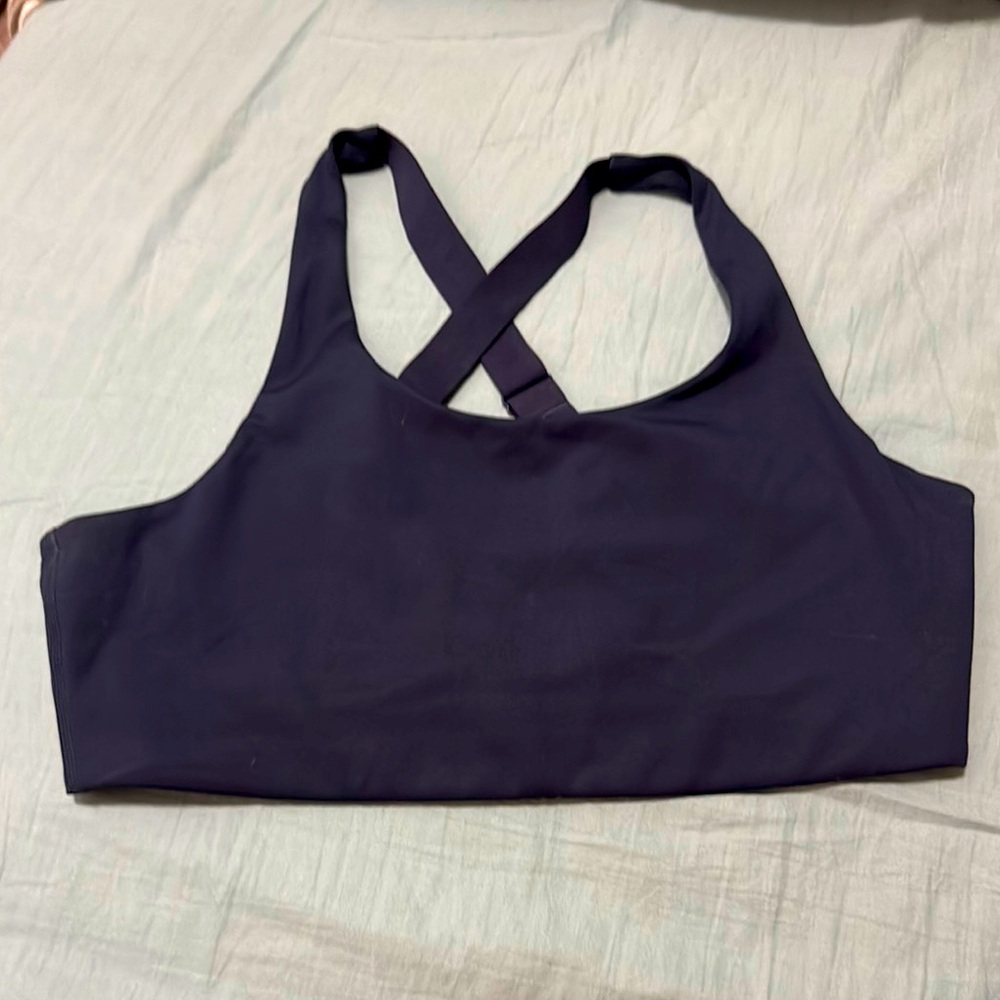 *Never Worn* Girlfriend Collective Navy Blue Sports Bra XL
